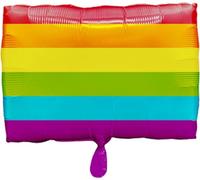 amscan 4540675 Ballon arc-en-ciel drapeau - Rainbow Flag Ballon de fête env. 30 x 43 cm