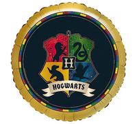 Amscan 4581575 - Ballon standard Harry Potter maisons, 45 cm, hélium, Poudlard, anniversaire, fête à thème