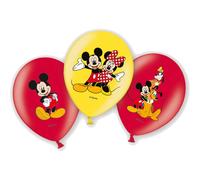 Amscan 6 ballons en latex Micky