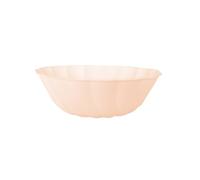 amscan - 6 Bols Vert Décor, ronde, 14,8cm, abricot pastel, Vaisselle de fête en matières premières Rapidement renouvelables, pour Les Anniversaires, Les barbecues, Les jubilés, etc.