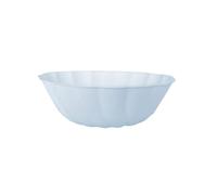 amscan - 6 Bols Vert Décor, ronde, 14,8cm, bleu pastel, Vaisselle de fête en matières premières Rapidement renouvelables, pour Les Anniversaires, Les barbecues, Les jubilés, etc.