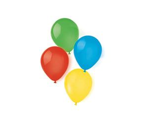 Amscan - 6435-10 Ballons Latex Couleurs Arc-en-Ciel 65 cm 7''