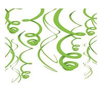 Amscan 67055-53-55 55 cm Vert Kiwi en Plastique Décorations Tourbillons