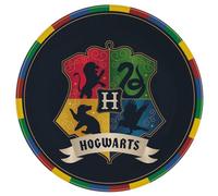 amscan 8 Assiettes en carton Poudlard Harry Potter 23 cm - Multicolore