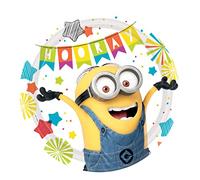 amscan 8 assiettes Minions