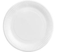 Amscan 8 Assiettes Rondes Papier Blanches 23 cm