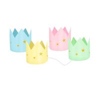 Amscan 8 Couronnes de Papier à Gâteau Fou