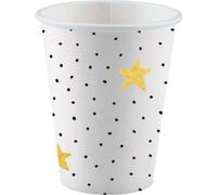 amscan 8 gobelets * HELLO BABY * pour la fête et la naissance | Genre neutre, contenance 250ml | Genre thème de la fête Gobelets en carton Gobelets de fête