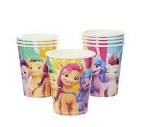amscan 8 Gobelets Mon Petit Poney, 9911892, Multicolore, 33 x 33 cm