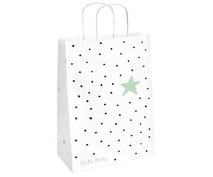 Amscan 8 Sachets Cadeaux Hello Baby Papier 23,4 x 16,2 cm