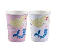 amscan 8 tasses sirène