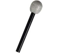 Amscan 840323-55 - Totally 1980 - Costume de Microphone - À Paillettes - 22 cm - Noir