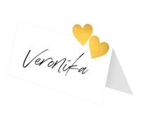 Amscan- 8x Marque-Places en Papier de Mariage