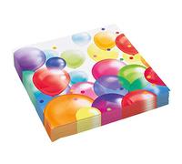 Amscan - 9900323-20 Serviettes Balloons