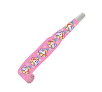 amscan- Unicorn Noisemaker Blowouts-8 Pièces Éruptions, 11012048, Rouge, 8 Pack