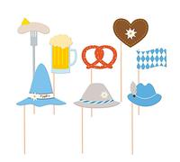 cabine photo octoberfest 28,5 cm papier bleu 10 pièces