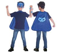 Amscan 9903736 PJ Catboy Ensemble masque et cape Bleu
