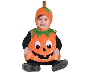 amscan 9903884 Costume d'Halloween citrouille pour enfant 2-3 ans