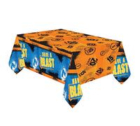 Amscan 9903924 - Nappe Nerf, dimensions 120 x 180 cm, plastique, imperméable, Have a Blast, chiffres, anniversaire, fête d'enfants, fête à thème