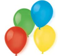 Amscan 9904023 - 20 ballons latex ronds, environ 20 cm, couleurs assorties, anniversaire, fête, ballons