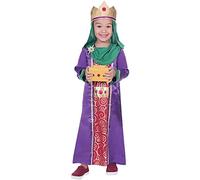 amscan 9904075 Costume de roi pour enfant 5-6 ans 2 pièces, Violet