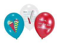 amscan 9904416 My School Star Ballons en Latex Multicolore
