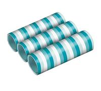 amscan 9904636 - Serpentins Aqua Glamor, 3 Rouleaux de 18 Tubes chacun, pour décoration, fête à thème, Carnaval