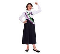 amscan - 9904687 - Costume de Suffragette - 4-6 Ans - 3 pièces