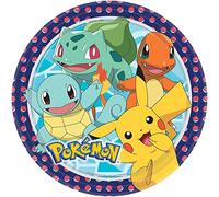 amscan 9904820-66 - Lot de 8 assiettes en carton - Diamètre : 23 cm - Jetables - Pour anniversaire d'enfant
