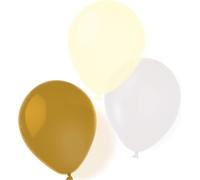 Amscan 9904898 - 8 ballons en latex Gold Brush 25,4 cm / 10