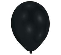 amscan 9904922 25 Ballons en Latex Noir Paquet de 25