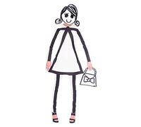 amscan 9905098 Déguisements Femme Bâton Pour Femme Adultes Taille De La Robe 36-38