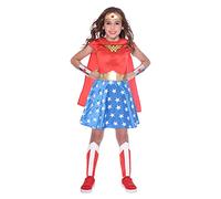 Amscan Déguisement Wonder Woman Classique – Sous licence officielle – Filles 8-10 ans Rouge
