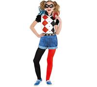amscan 9906096EU Harley Quinn Costume classique 10-12 ans, Noir