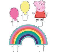 Amscan - 9906339 - Mini Bougies Peppa Pig