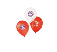 6 Ballons En Latex Fc Bayern Munich 27 Cm Multicolore