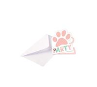 amscan 9906549 Cartes d'invitation Hello Pets avec enveloppes