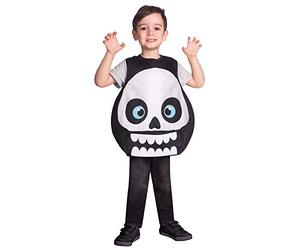 amscan 9907158 - Costume de squelette pour enfant, squelette, échafaudage osseux, carnaval, fête à thème, Halloween