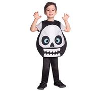 amscan 9907159 - Costume de squelette pour enfant, squelette, échafaudage osseux, carnaval, fête à thème, Halloween