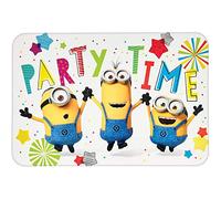 amscan 9907321 - Lot de 8 cartes d'invitation sous licence officielle Minions de Moi, moche et méchant avec enveloppes, blanc