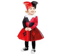 amscan (9907672) Harley Quinn (6-12m), Rouge, Age: 6-12 moiss