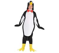 amscan 9908470 Costume de pingouin à capuche pour enfant de 6 à 8 ans