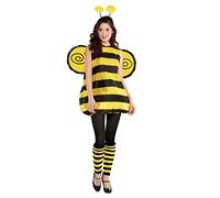 amscan 9908498 Déguisement hawaïen pour adulte Jaune Taille 14-16 ans