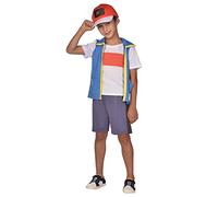 amscan 9908891 Pokemon Ash Children Costume-age enfant de 3 à 4, bleu, 3-4 ans
