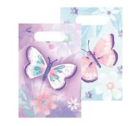 amscan 9909725 Lot de 8 sachets en Papier pour fête d'anniversaire d'enfant 23,2 x 16,3 cm, 10239498, Multicolore