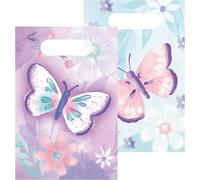 amscan 9909725 Lot de 8 sachets en Papier pour fête d'anniversaire d'enfant 23,2 x 16,3 cm, 10239498, Multicolore