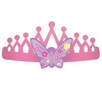 Amscan 9909851 - Fête d'anniversaire pour enfants 8 diadèmes princesse papier
