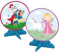 Amscan 9909861 - Centre de table de fête d'anniversaire pour enfants princesse et chevalier