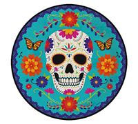 amscan 9911656-66 Lot de 8 assiettes rondes en papier 23 cm Day of the Dead 2021