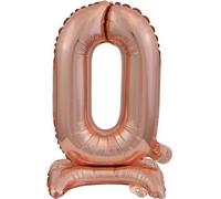 amscan® 9911733 Mini-ballon 0 - 15 x 38 cm, avec pied, rose